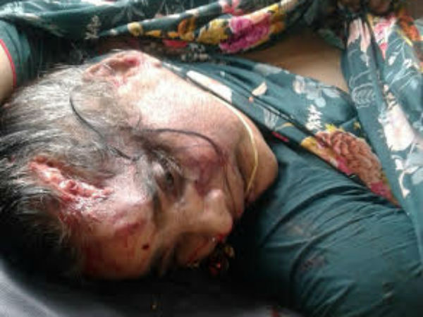 A woman allegedly killed her husband A woman allegedly killed her husband
