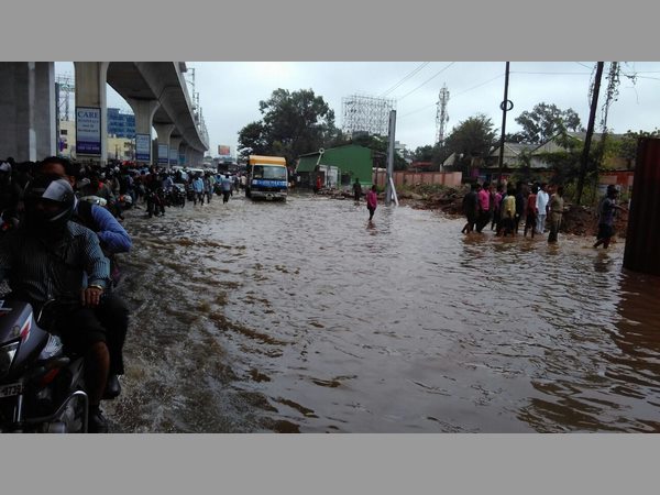 Rain in city damages many roads Rain in city damages many roads