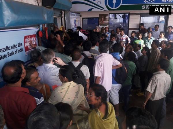 A retired employee was died in queue infront of bank A retired employee was died in queue infront of bank