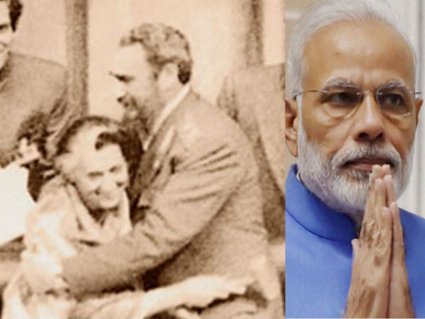 When Fidel Castro embraced Indira Gandhi in a huge bear hug When Fidel Castro embraced Indira Gandhi in a huge bear hug