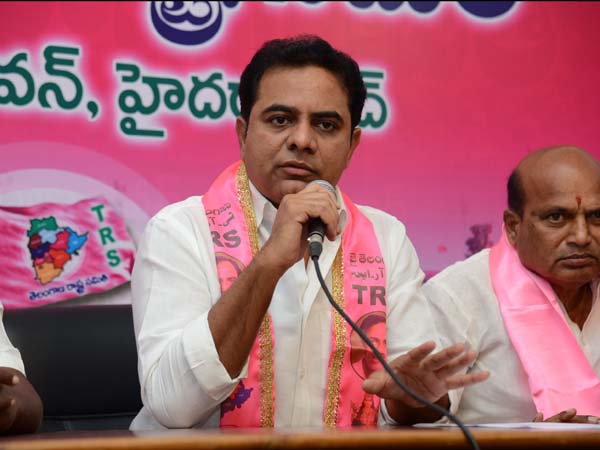 KTR fires at Congress and TDP KTR fires at Congress and TDP