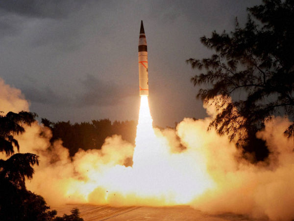 Agni-V, India's longest range nuclear missile, test launched off Odisha coast Agni-V, India's longest range nuclear missile, test launched off Odisha coast