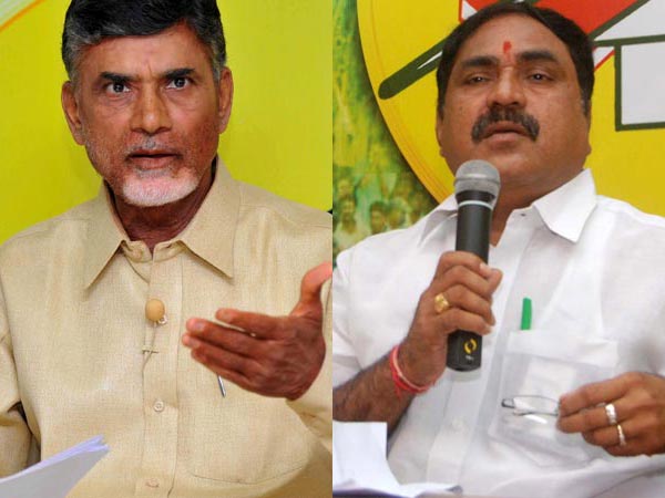 TRS leaders Errabelli praises AP CM Chandrababu Naidu TRS leaders Errabelli praises AP CM Chandrababu Naidu