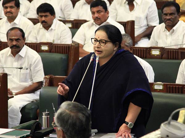 Jayalalithaa talks in Telugu in Tamil Nadu assembly Jayalalithaa talks in Telugu in Tamil Nadu assembly