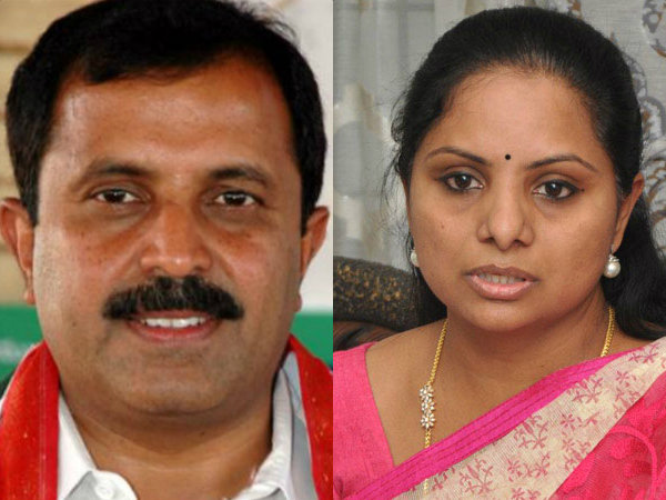 Madhu Yashki hot comments on Kavitha and KCR Madhu Yashki hot comments on Kavitha and KCR