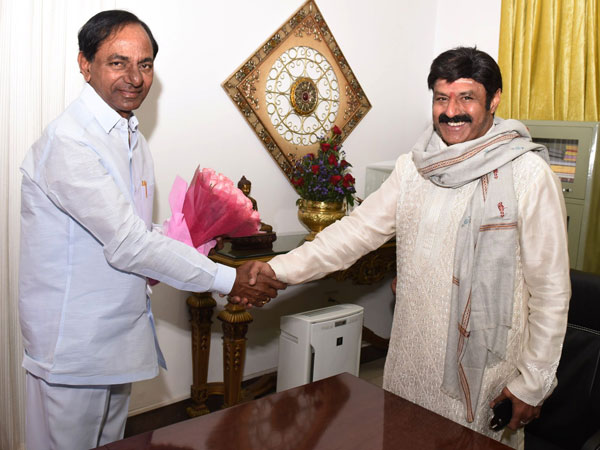 Balakrishna wanted to thank KCR Balakrishna wanted to thank KCR