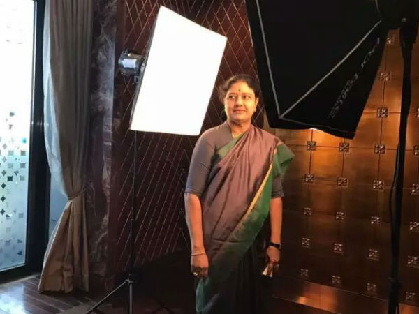 Sasikala went through a photo shoot at a star hotel in Chennai. Sasikala went through a photo shoot at a star hotel in Chennai.