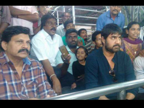 Actor Srikanth recently visited Pavagada Shani Temple in Karnataka Actor Srikanth recently visited Pavagada Shani Temple in Karnataka