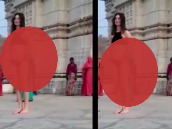 Rajasthan: Bikini Photo shoot in Udaipur Temple creates controversy Rajasthan: Bikini Photo shoot in Udaipur Temple creates controversy