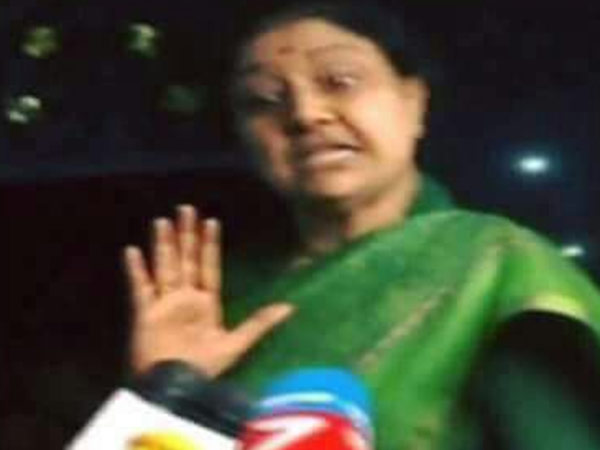Sasikala condemned sucide rumours on her Sasikala condemned sucide rumours on her