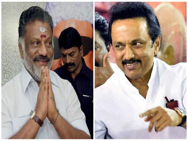 Sasikala Tussle: DMK's Stalin meets Panneerselvam Sasikala Tussle: DMK's Stalin meets Panneerselvam