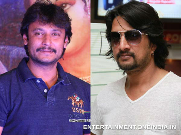 Actor Sudeep Gives Reaction to answer when quizzed about Challenging Star Darshan's tweet Actor Sudeep Gives Reaction to answer when quizzed about Challenging Star Darshan's tweet