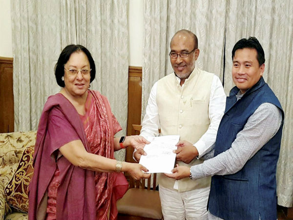 Biren Singh sworn in as Chief Minister of Manipur Biren Singh sworn in as Chief Minister of Manipur