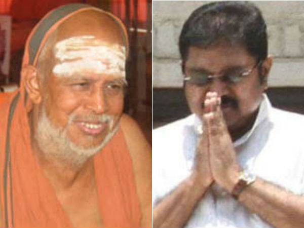 Do you know who was behind T.T.V.Dinakaran and Kanchi Jayendra Saraswathi meeting? Do you know who was behind T.T.V.Dinakaran and Kanchi Jayendra Saraswathi meeting?
