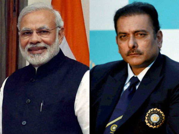 PM Modi comes up with witty reply to Ravi Shastri's 'tracer bullet' remark on Twitter PM Modi comes up with witty reply to Ravi Shastri's 'tracer bullet' remark on Twitter