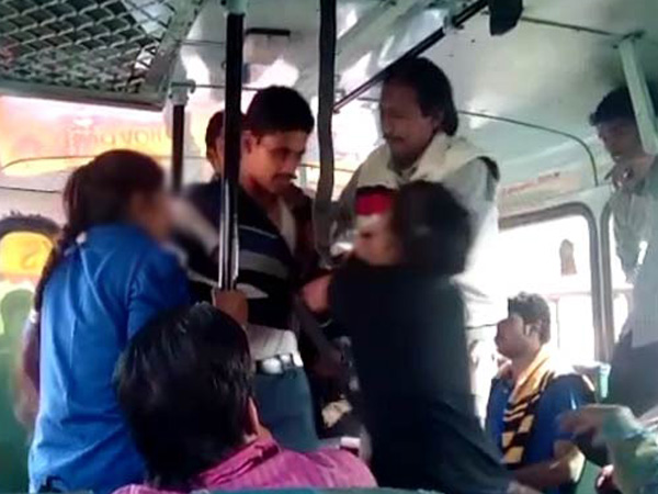 a man sexual harassment on girls in college bus a man sexual harassment on girls in college bus