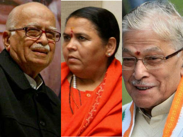Babri Masjid Case: Charges Revived Against Advani, Joshi, Uma Babri Masjid Case: Charges Revived Against Advani, Joshi, Uma