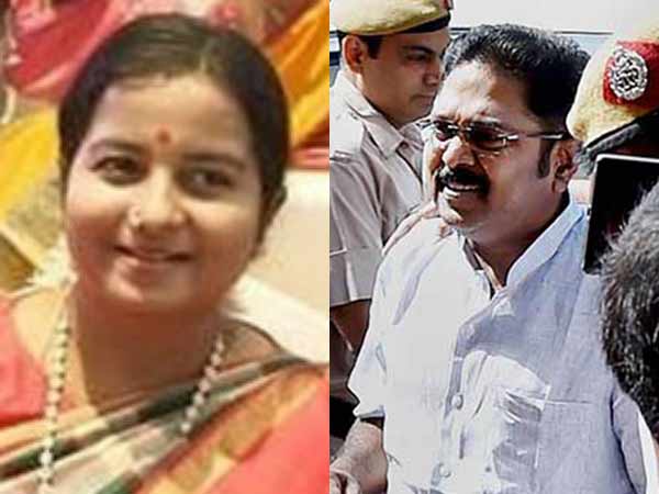 Delhi police grilled Dinakaran's wife Anuradha on foreign investments. Delhi police grilled Dinakaran's wife Anuradha on foreign investments.