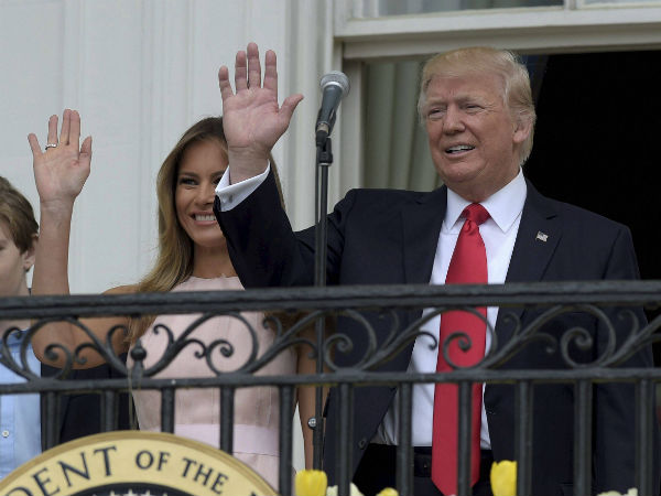 Trump forgets to put hand on heart for National Anthem Trump forgets to put hand on heart for National Anthem