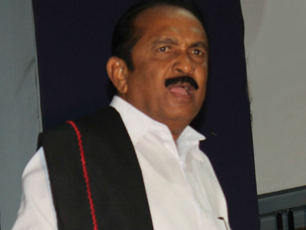 MDMK's Vaiko arrested for sedition, sent to 15-day judicial custody MDMK's Vaiko arrested for sedition, sent to 15-day judicial custody