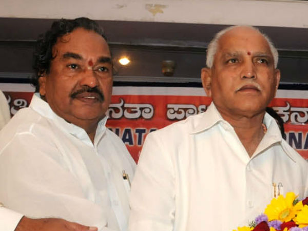 eshwarappa-yeddyurappa eshwarappa-yeddyurappa