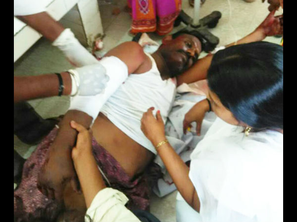 A TDP leader murdered by some YSRCP leaders in Guntur district on Wednesday. A TDP leader murdered by some YSRCP leaders in Guntur district on Wednesday.