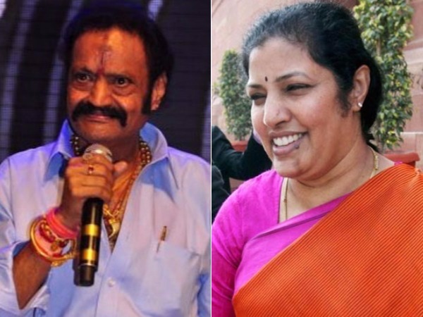Purandeswari sing Harikrishna song! Purandeswari sing Harikrishna song!