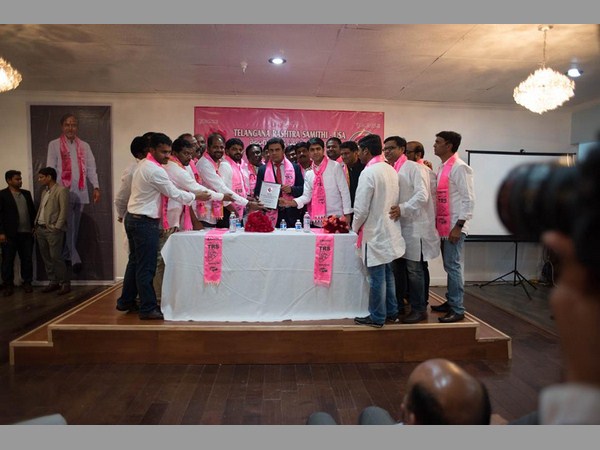 telangana IT minister KTR meeting with nri trs members telangana IT minister KTR meeting with nri trs members