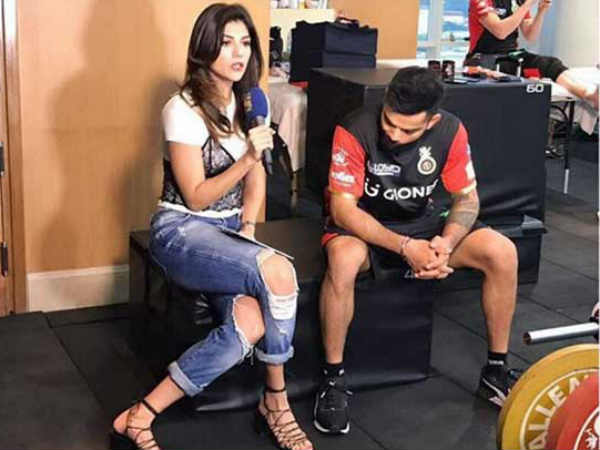 Anchor Archana Vijaya clarifies virat kohli stares image Anchor Archana Vijaya clarifies virat kohli stares image