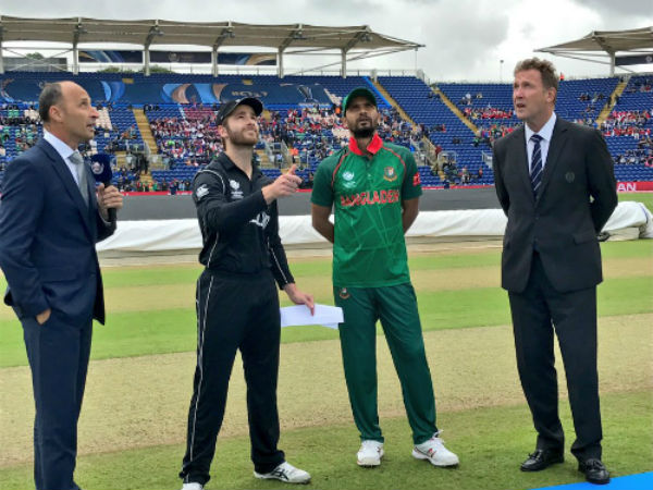 ICC Champions Trophy: Match 9: Unchanged New Zealand elect to bat against Bangladesh ICC Champions Trophy: Match 9: Unchanged New Zealand elect to bat against Bangladesh