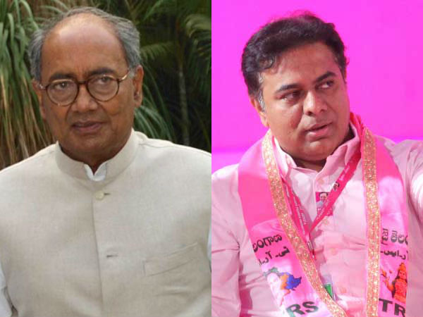 కేటీఆర్ వర్సెస్ దిగ్విజయ్