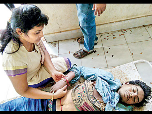 A woman tied Rakhi To her brother's dead body A woman tied Rakhi To her brother's dead body