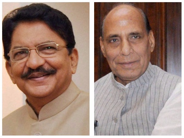 TN Governor Vidyasagar Rao meet Rajanath Singh TN Governor Vidyasagar Rao meet Rajanath Singh