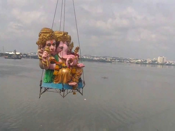 చెరువుల వద్ద పటిష్ట బందోబస్తు