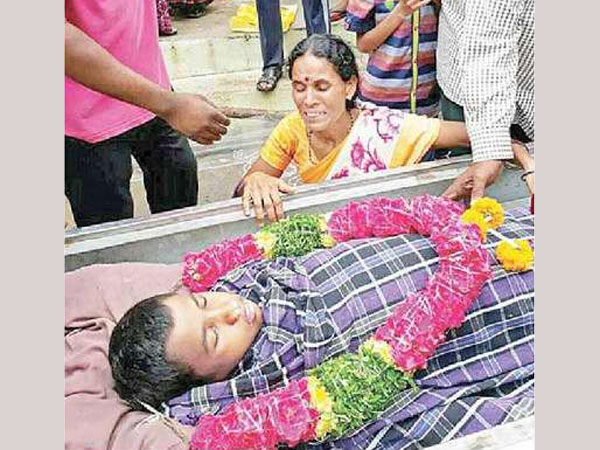 మృతదేహాన్ని తీసుకుని వస్తే...