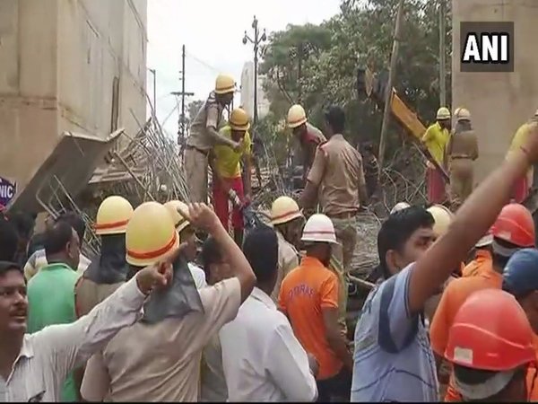 Two killed, 10 injured in flyover collapse in Bhubaneswar Two killed, 10 injured in flyover collapse in Bhubaneswar