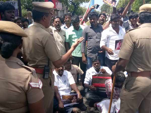 Protests across in TN after student who fought NEET exam supreme court kills self Protests across in TN after student who fought NEET exam supreme court kills self