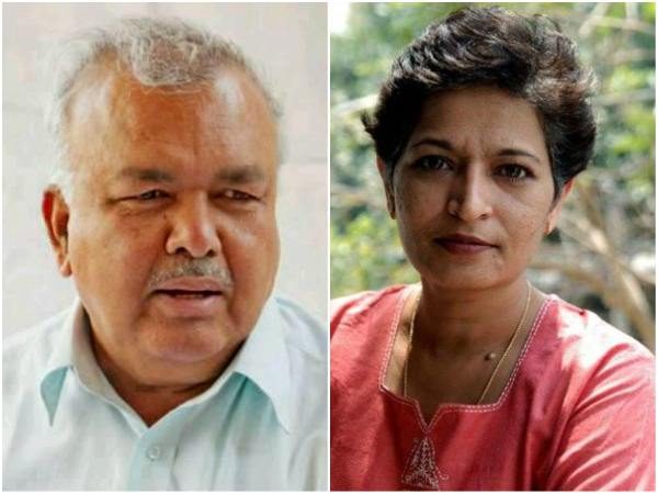 Rs 10 lakh reward for the person who will give information about Gauri Lankesh's killers. Rs 10 lakh reward for the person who will give information about Gauri Lankesh's killers.