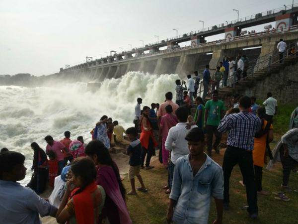 ముందస్తుగా అయిదు గేట్లు ఎత్తారు