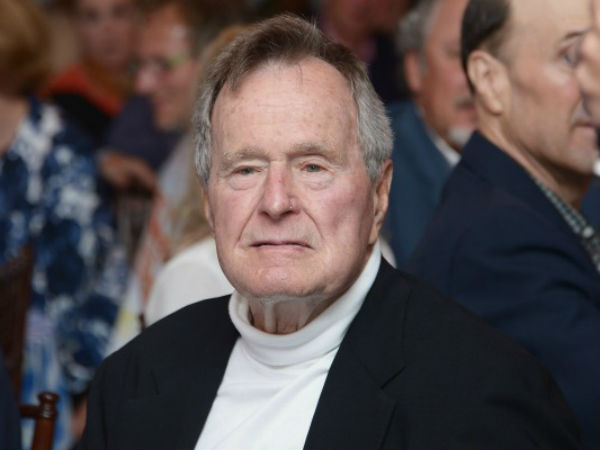 President George HW Bush says he was trying to “put people at ease” by touching “women’s rears” President George HW Bush says he was trying to “put people at ease” by touching “women’s rears”