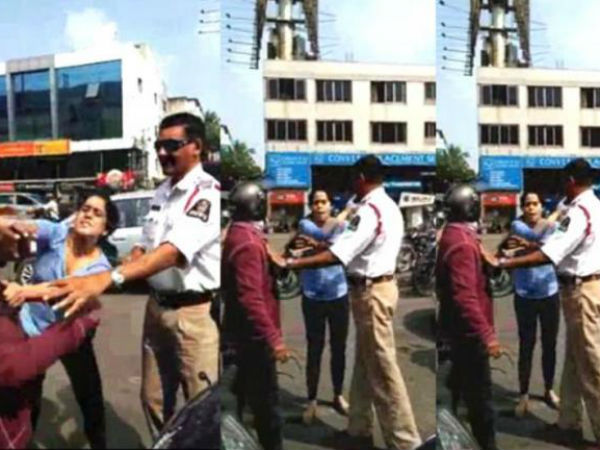 woman rash driving hulchul at begumpet woman rash driving hulchul at begumpet