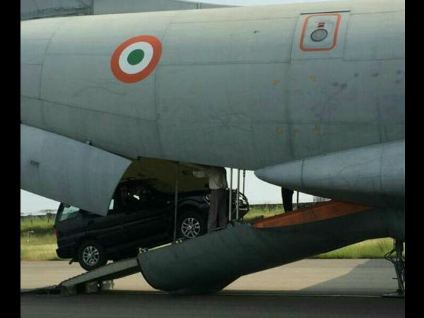 PM Narendra Modis special car reached Mangaluru in Karnataka PM Narendra Modis special car reached Mangaluru in Karnataka