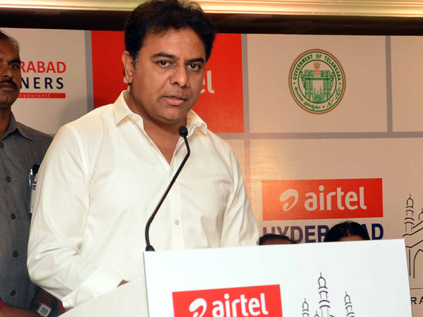 IT minister ktr signs five MoUS IT minister ktr signs five MoUS