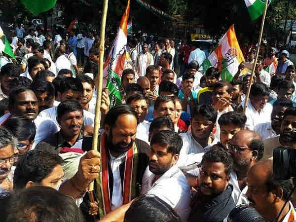 కాంగ్రెస్ నేతల హౌస్ అరెస్ట్.. కార్యకర్తల ముందస్తు కస్టడీ