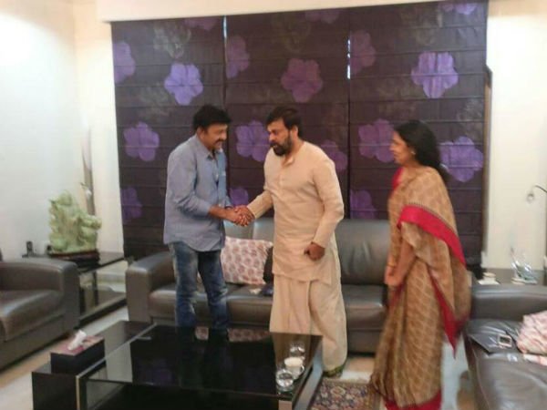 ఇటీవల ఒక్కటైన చిరంజీవి, రాజశేఖర్
