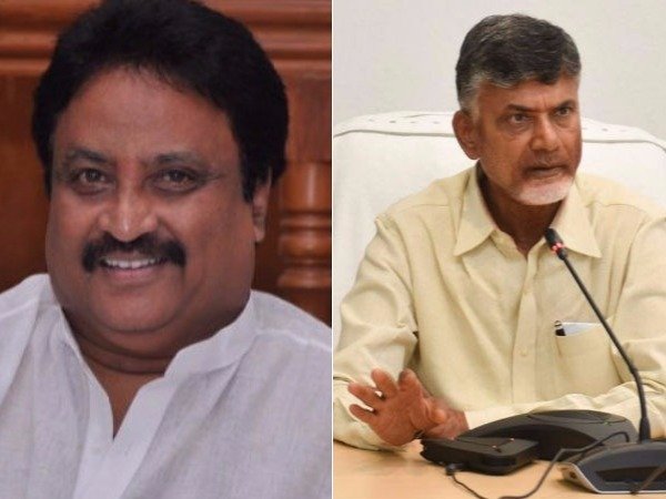 trs mp jithender reddy met chandrababu naidu trs mp jithender reddy met chandrababu naidu