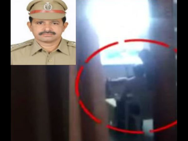 Saroor Nagar CI Gets A Massage With Homeguard. Saroor Nagar CI Gets A Massage With Homeguard.