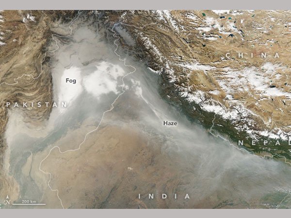 Delhi haze captured by NASA satellites Delhi haze captured by NASA satellites