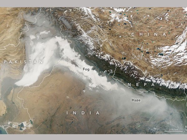 Delhi haze captured by NASA satellites Delhi haze captured by NASA satellites