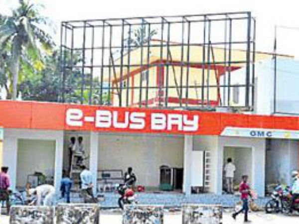 e bus bay constructed in Guntur e bus bay constructed in Guntur